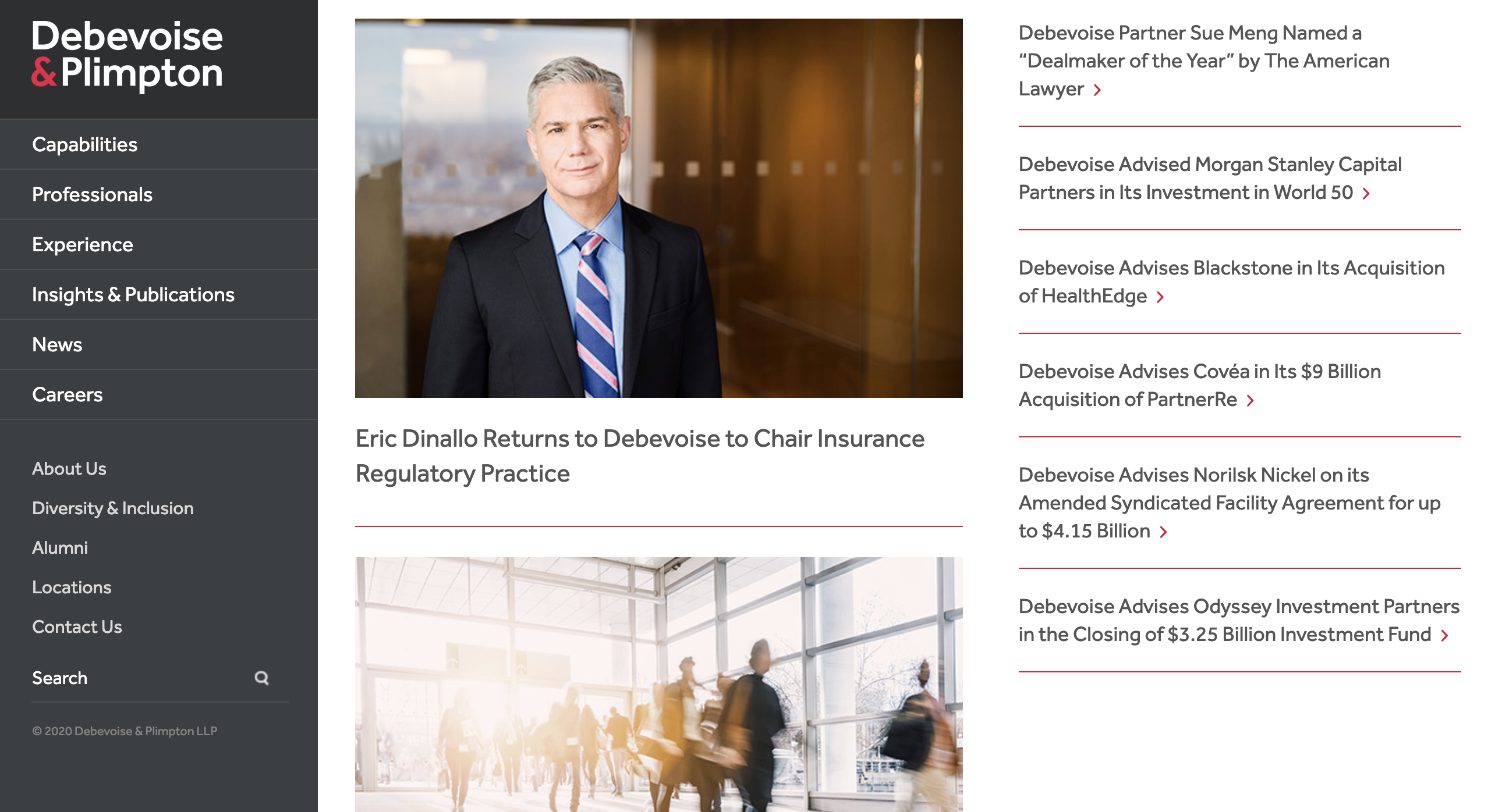 Debevoise Homepage